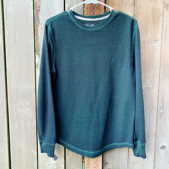 Volcom Tops - Green Volcom Thermal 💚